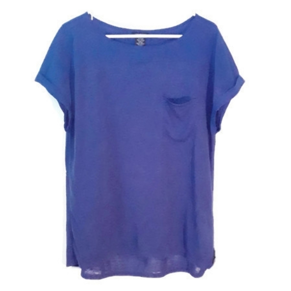 Calvin Klein blue blouse